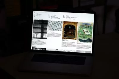 Website for Entwerfen und Gebäudelehre