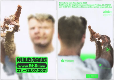 Front and back of the flyer