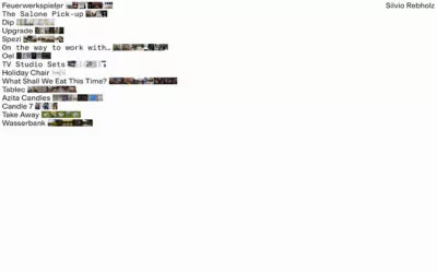 UX and Web Development for product designer Silvio Rebholz
