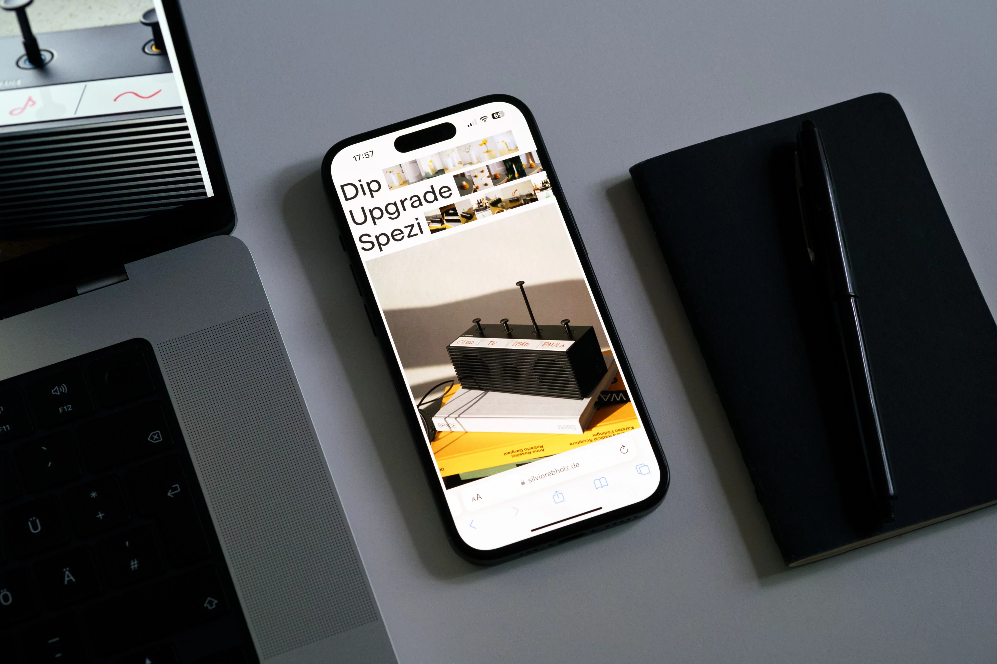 UX and Web Development for Productdesigner Silvio Rebholz