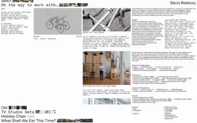 UX and Web Development for Productdesigner Silvio Rebholz