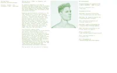 Website for composer Philipp Krebs