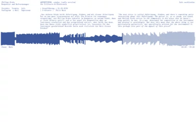 Website for composer Philipp Krebs