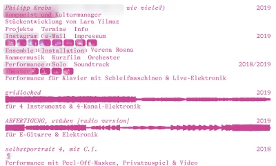 Website for composer Philipp Krebs