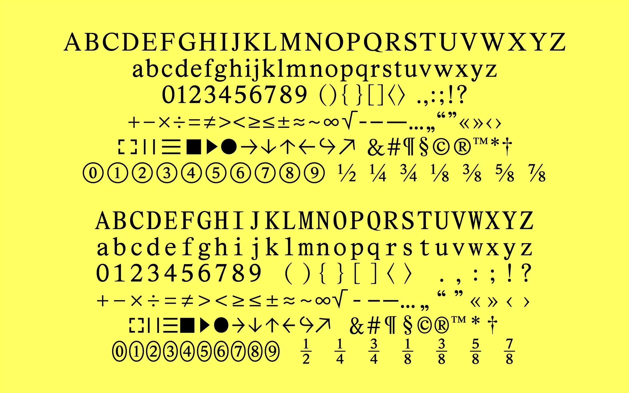 Custom Typeface for the Theater of the long now