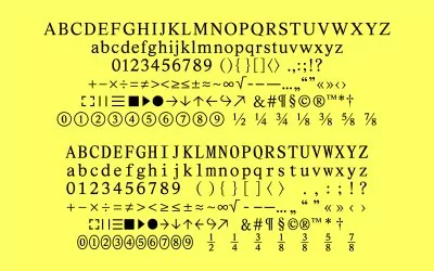 Custom Typeface for the Theater of the long now