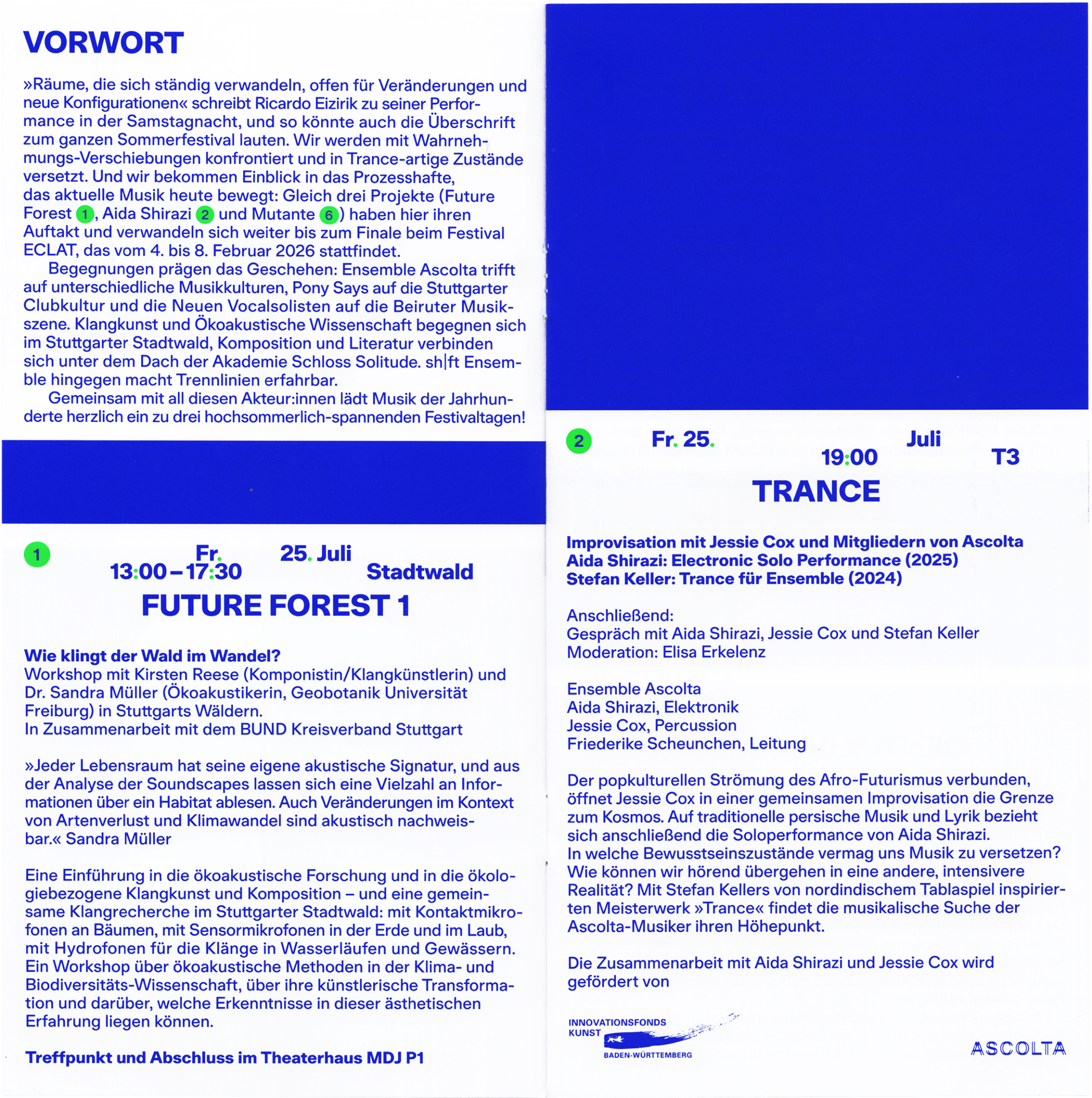 Programm for Sommer in Stuttgart 25