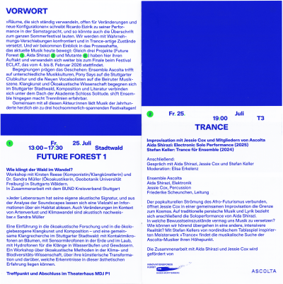 Programm for Sommer in Stuttgart 25